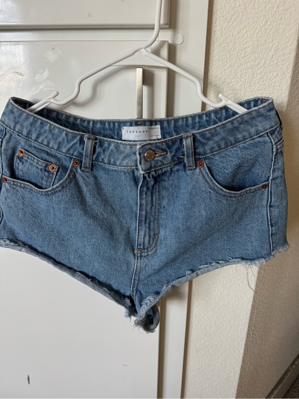 Topshop hot denim shorts